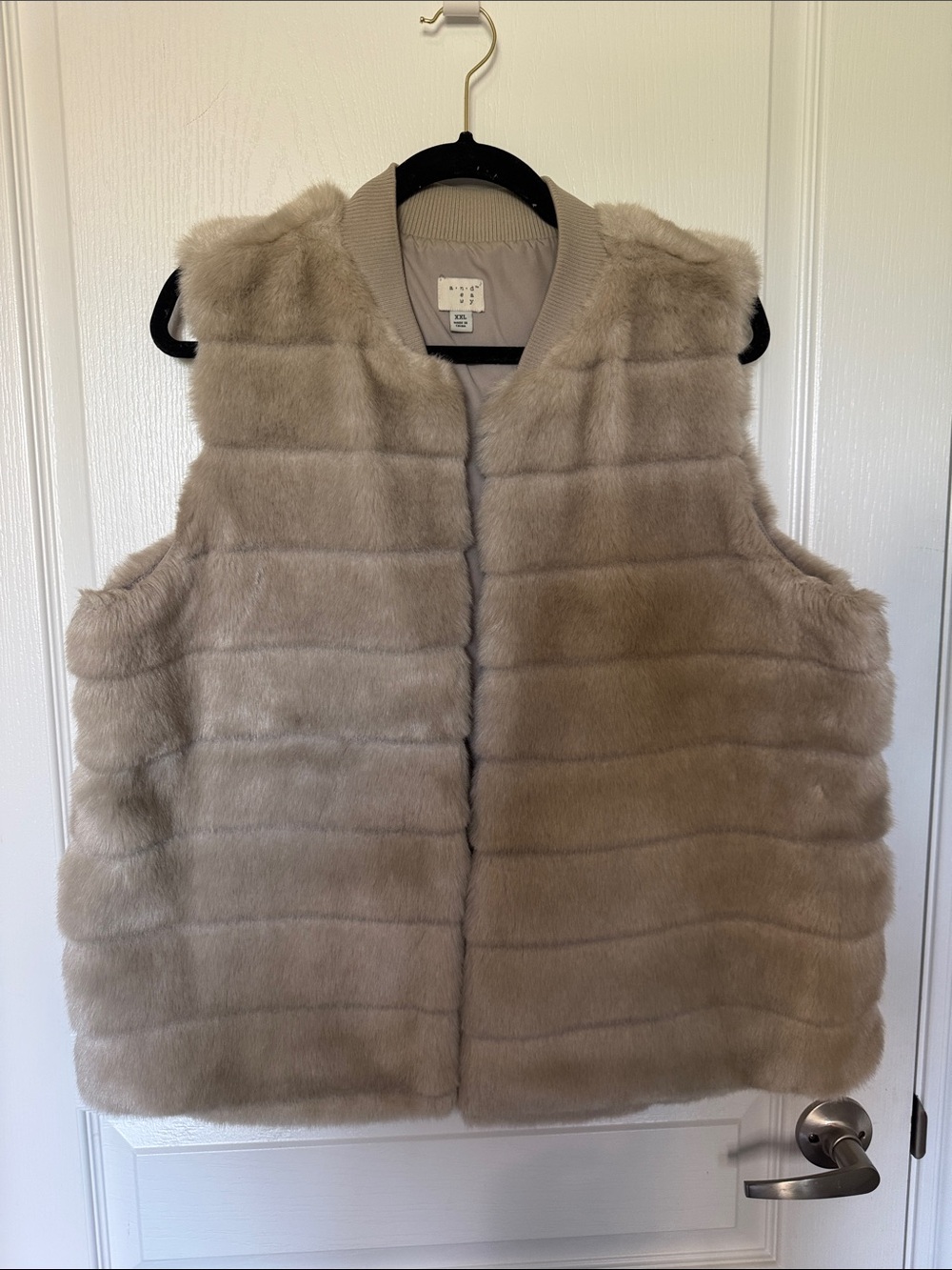 Faux fur vest